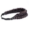 BOBIYA Messy Wide 2 Strands Synthetic Hair Braided Headband Plaited