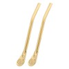 caáMate Bombilla, Mate Tea Straw, Spoon Shape, Stainless Steel, 16