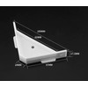 8 PCS Plastic Corner Braces, Cabinet Triangle Bracket, 90 Degree