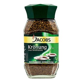 Jacobs Kronung Instant Coffee 200 Gram / 7.05 Ounce (Pack of 6), Brown