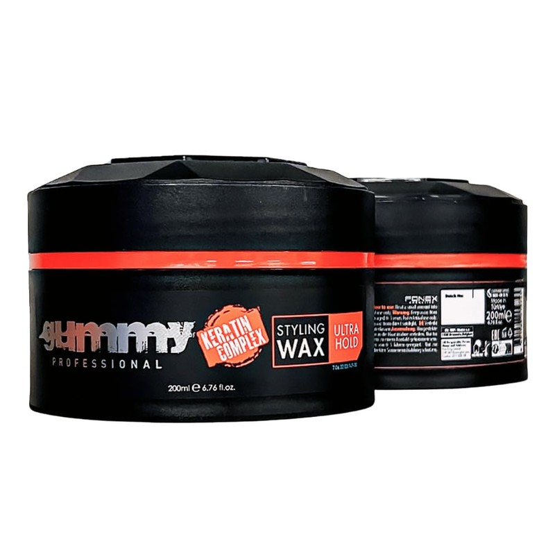 Gummy Ultra Hold Hair Styling Wax 200ml - 6.76 Fl