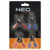 NEO professional mini circlip pliers set 4 pcs, internal &