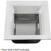 TrueCraftware- 8-1/2" x 8-1/2" x 3” Stainless Steel Floor Sink