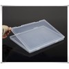 1PCS A4 File Portable Project Case, Transparent Plastic Storage Box