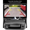 AUGREX Rear View Backup Camera Tailgate Handle Reverse Camera Fit