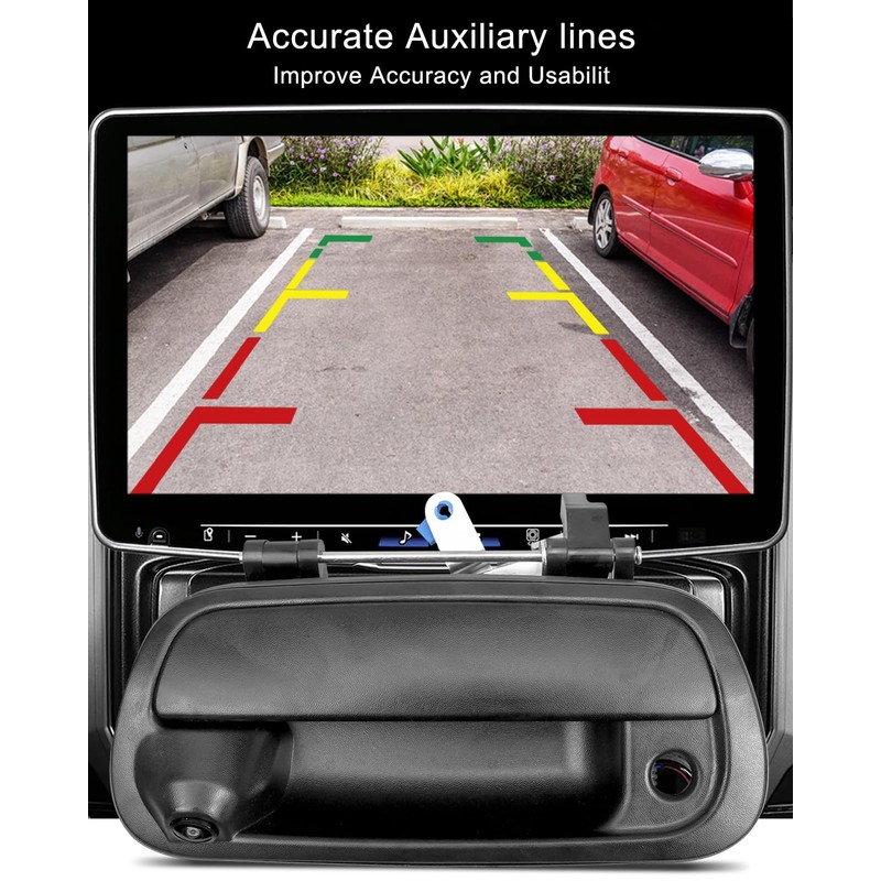 AUGREX Rear View Backup Camera Tailgate Handle Reverse Camera Fit