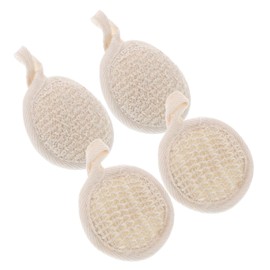 SAFIGLE Loofah Body Scrubber Natural Exfoliating Bath Tool for Men and Women Lightweight Cotton Design Quick Drying Comfortable Grip for Relaxing Bath Rituals