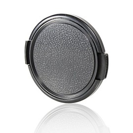 CamDesign Sides Pinch Snap-On Front Lens Cap/Cover Compatible with Canon, Nikon, Sony, Fujifilm Pentax All DSLR Lenses (49 MM)