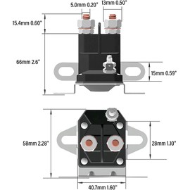 108-5349-00 Solenoide de arranque de 12 V cortacésped tractor solenoides piezas de repuesto para cortacéspedes de giro cero ZT CZT MZ MTD 925-1426A 725-0771 725-0530 925-0771 925-925-0 444 44