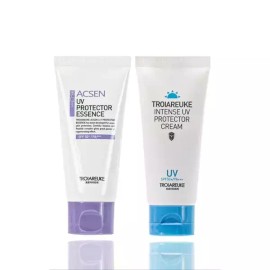 Troiareuke 트로이아르케 정성담은 UV 프로텍터 UV 에센스 인텐스 크림 악센 프로텍터 Troiareuke UV Protector UV Essence Intense Cream Accen Protector [Essence of Accent]