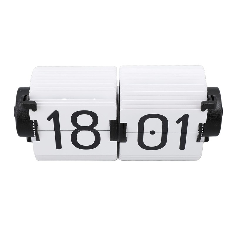 Digital Flip Down Clock Multifunction Mechanical Automatic Down Page Desk