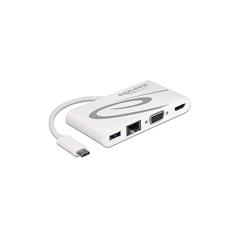 DeLOCK Docking Station USB C 3.1 HDMI 4K + VGA