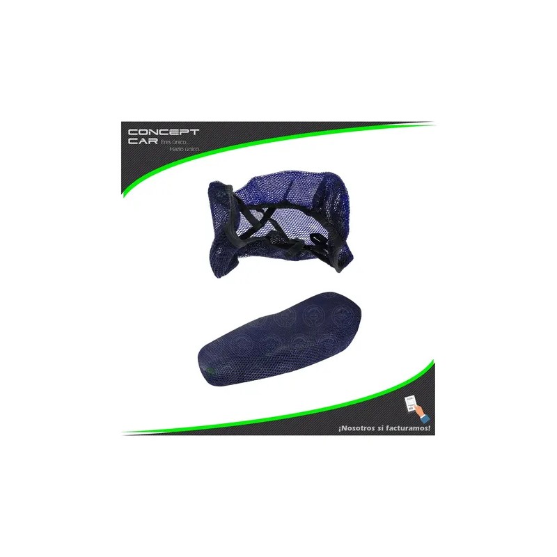 Funda Cubre Asiento Malla Para Moto Termica Universal Xl F1