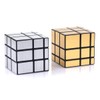 D-FantiX Shengshou 3x3x3 Mirror Cube Set, 2 Pack, ABS Plastics,