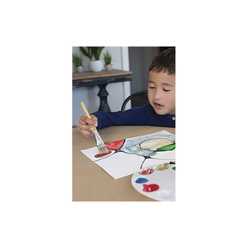 Prang Power Metallic Set Tempera Paint, 6 per