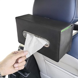 Car Seat Tissue Holder - Sun Visor Tissue Boxes,Car Paper Towel Bag Napkin Box Storage Bag Organizer for Backseat Auto Headrest