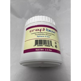 CRAFTBOX 2.5 lb Sphere Porcelain Polishing Tumbling Media. Non-Abrasive 4mm