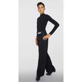 Ready4Dance Latin dance leotard for men, 05 Black, 3xl