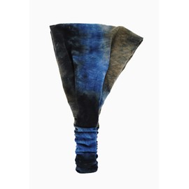 axy Hair Band Yoga Headband Hairband Headscarf Head Cover Also for Sports in Various Colours (Batik - Blue/Oliver)