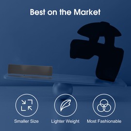 Upgraded H2 Electric Scalp Massager Head Massager for Hair Growth & Regrowth with Heating 10 Vibrating Contacts Laser Therapy for Hair Growth Hair Stimulation-Hairband, Blue