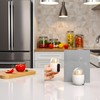 White Magnetic Toothpick Holder, Toothpick Storage Box Large Capacity Transparent