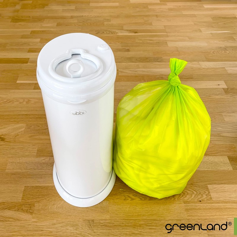 Greenland Biodegradable Diaper Pail Bags Compatible with Ubbi – Lemon