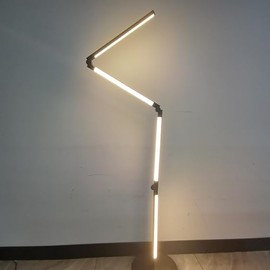 DeckTok Foldable Floor Lamp RGB - Smart LED Corner Lamp with App and Remote Control Rotatable Modern Floor Lights with Music Sync and DIY Colors Dimmable for Living Room Bedrooms Gaming Rooms Decor