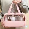 kamumanni Clear Toiletry Bag, Large Capacity Toiletry Bag for Women,