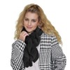 Lina & Lily Elastic Ruffle Faux Fur Women's Winter Pull-through