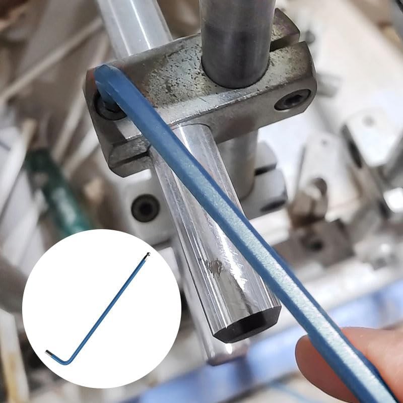 2Pcs 5mm Ball End Hex Key Wrench, L Shaped Long