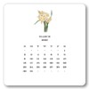 Calendar with Easel (Floral Calendar)