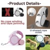 Retractable Dog Leash with LED Flashlight for Girl, 16ft Dog