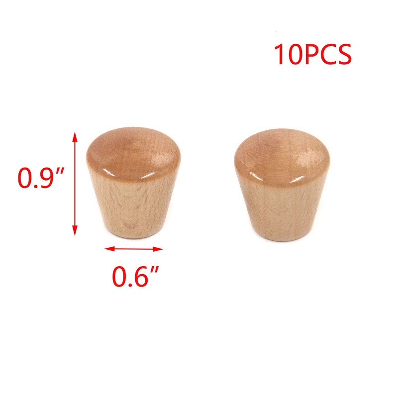 T Tulead Wooden Furniture Knobs Decorative Pull Knobs Cabinet Pull