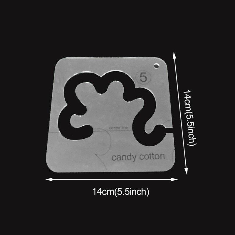 11 Pcs DIY Quilting Template Set Domestic Sewing Acrylic Templates