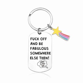 Farewell Gifts for Coworkers Keychain Funny Coworker Leaving Gifts for Colleague Friends Going Away Gift for Coworker Woman Humorous Retirement Gifts for Coworker Going to Miss You Keychain