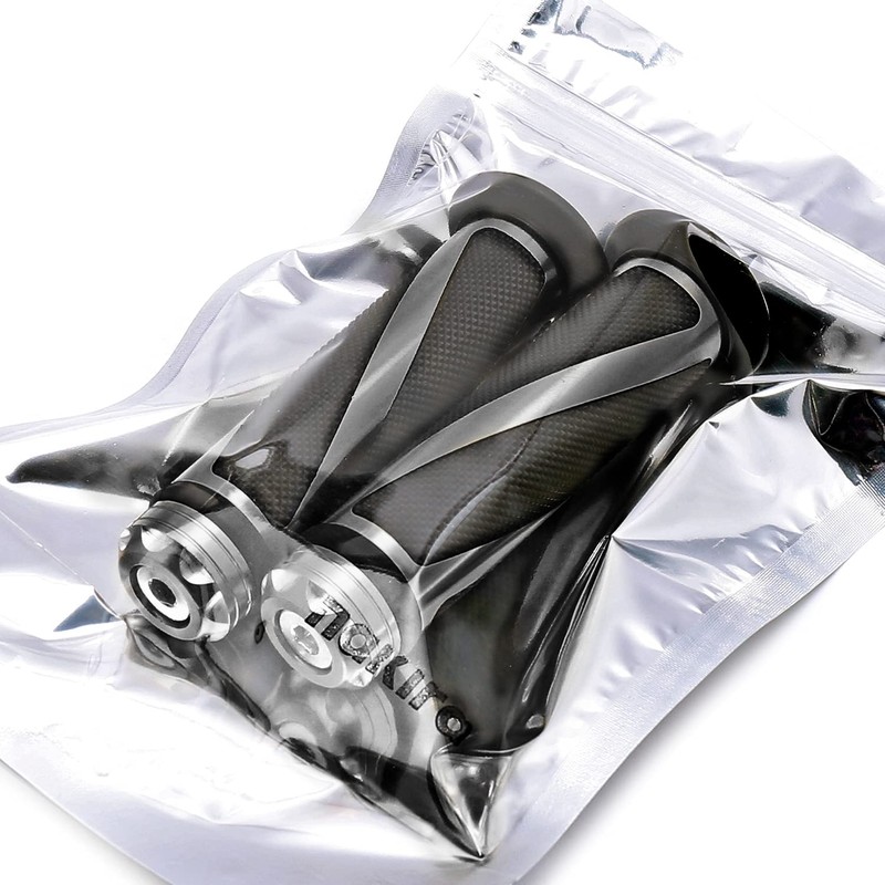 Nakira Next Generation Style Bike Grip with Bar Ends, Aluminum,
