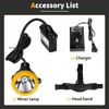 Rechargeable LED Mining Headlamp Hard Hat Light – Explosion-Proof Waterproof