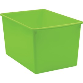 Teacher Created Resources® Lime Plastic Multi-Purpose Bin
