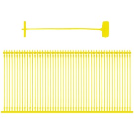 Satsonik 50mm(2 Inch) Yellow Tag Gun Barbs (Fasteners) for Any Standard Price Labels Clothing Tagging Attachers - 5000 Pcs