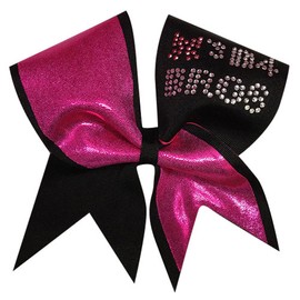 Chosen Bows Before Bros Cheer Bow, Black