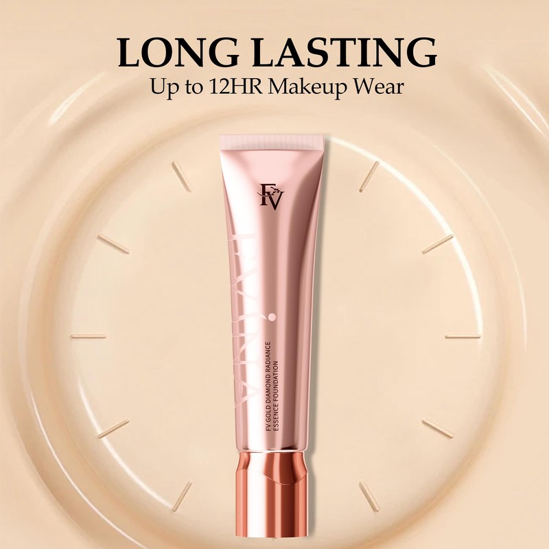FV Matte Foundation Liquid, Long-Lasting High Coverage, Oil Control &