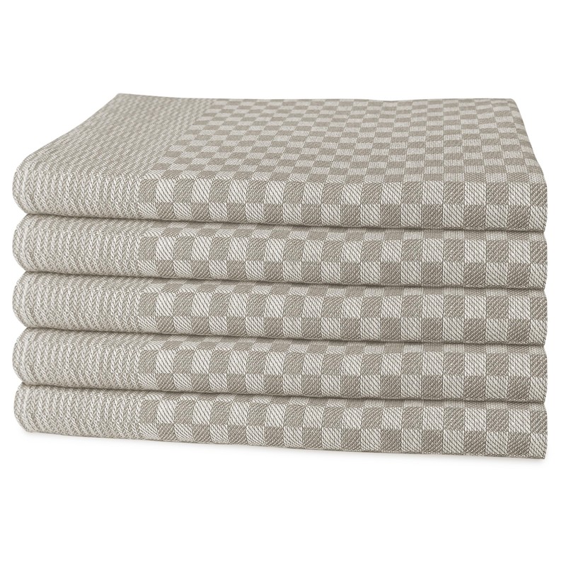 Olivia Rocco Pack Of 5 Kitchen Tea Towels Large 100%