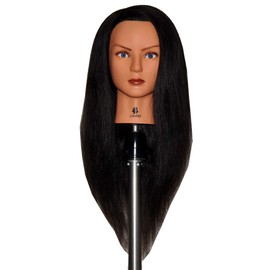 Bellrino 24" Cosmetology Mannequin Manikin Training Head with Human Hair - Daisy