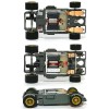 TOMY AFX 1 BULLDOG SRT Super AFX Tomy Turbo FORM HO Slot Car Chassis V.Quick GOLD WHEELS!