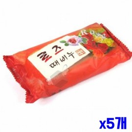 Korean Herbal Rose Exfoliating & Cleansing Soap (5-Pack) Regular Soap