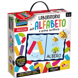 Liscianigiochi 92819 Montessori Laboratory of the Alphabet and First Writing, Not Applicable, M