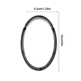 LUTER 5 Inch House Address Numbers Silver Street Numbers Floating House Numbers Mailbox Numbers Door Numbers for House Number (0)