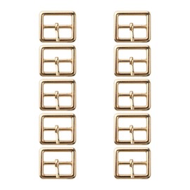 TAIYOU 10pcs Golden Roller Buckles Belt Buckles Metal Roller Buckles Pin Buckles Hardware Pin Buckles for Bags Leather Belt DIY Accessories Shoe - 20 mm, gold