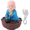 Musical Nodding Monk Figurine Decoration Moving Head Buddha Statue with