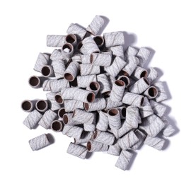 TP 100pcs Professional Sanding Bands Nail Manicure #240 Grit File Kit